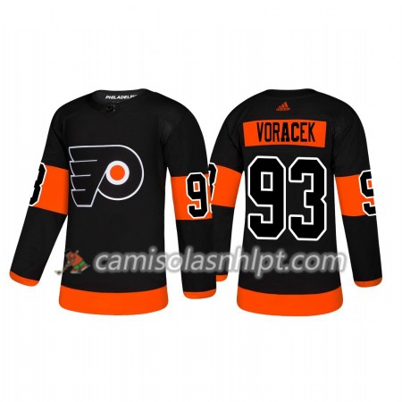Camisola Philadelphia Flyers Jakub Voracek 93 Adidas 2018-2019 Alternate Authentic - Homem